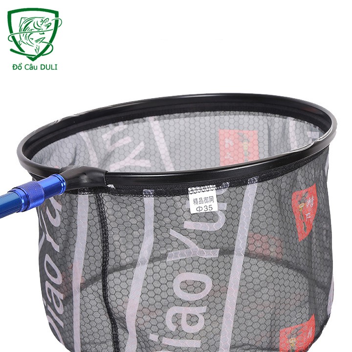 Xả hàng [Cao Cấp] Mặt Vợt Cá Carbon vành tròn 35cm 40cm Chuyên Câu Đơn Câu Đài LK-2