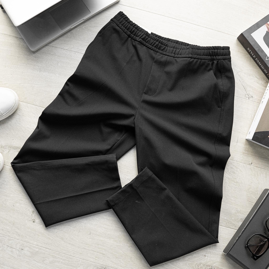 Quần Vải Cạp Thun Trơn