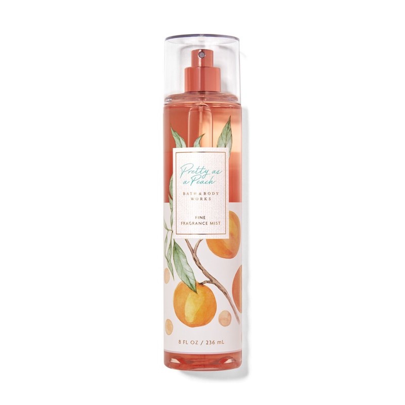 [VỎ MỚI] 🍑 Bodymist Bath and Body Works mùi Pretty as a peach