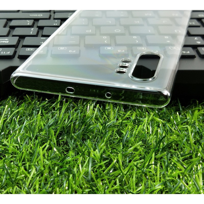 Ốp lưng Sam sung Galaxy Note 10 plus nhựa CỨNG TRONG SUỐT full | BigBuy360 - bigbuy360.vn