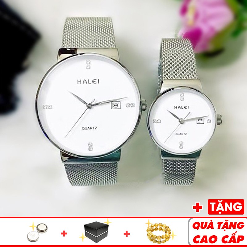 Đồng hồ nữ Halei 6868 cao cấp sang trọng chính hãng dây thép lụa đẳng cấp - Đồng Hồ Halei