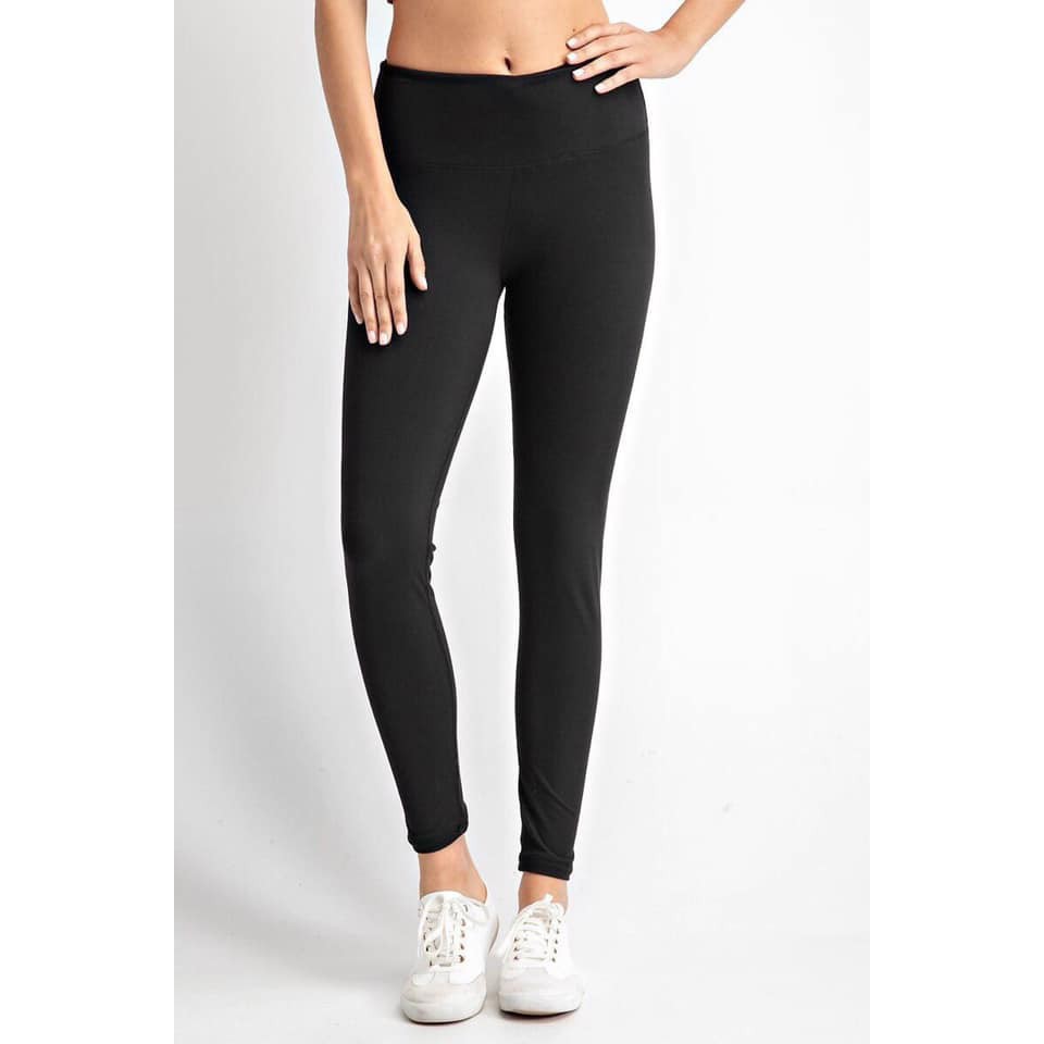 Quần legging nữ mỏng mềm nhẹ có lớp bật bông giữ nhiệt thấm mồ hôi xuất Hàn nguyên túi XanhHouse