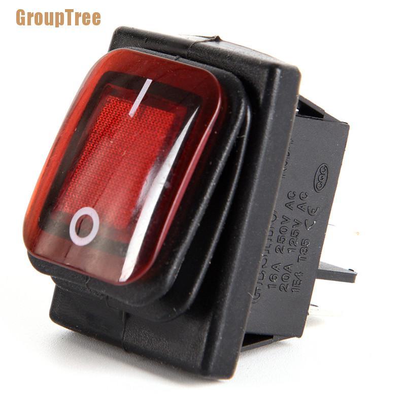 Công Tắc 4 Chấu Đèn LED 12V Chống Thấm Nước Cho Tàu Thuyền / Xe Hơi
