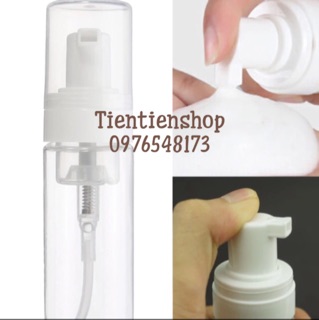 Chai nhựa ấn tạo bọt 100ml