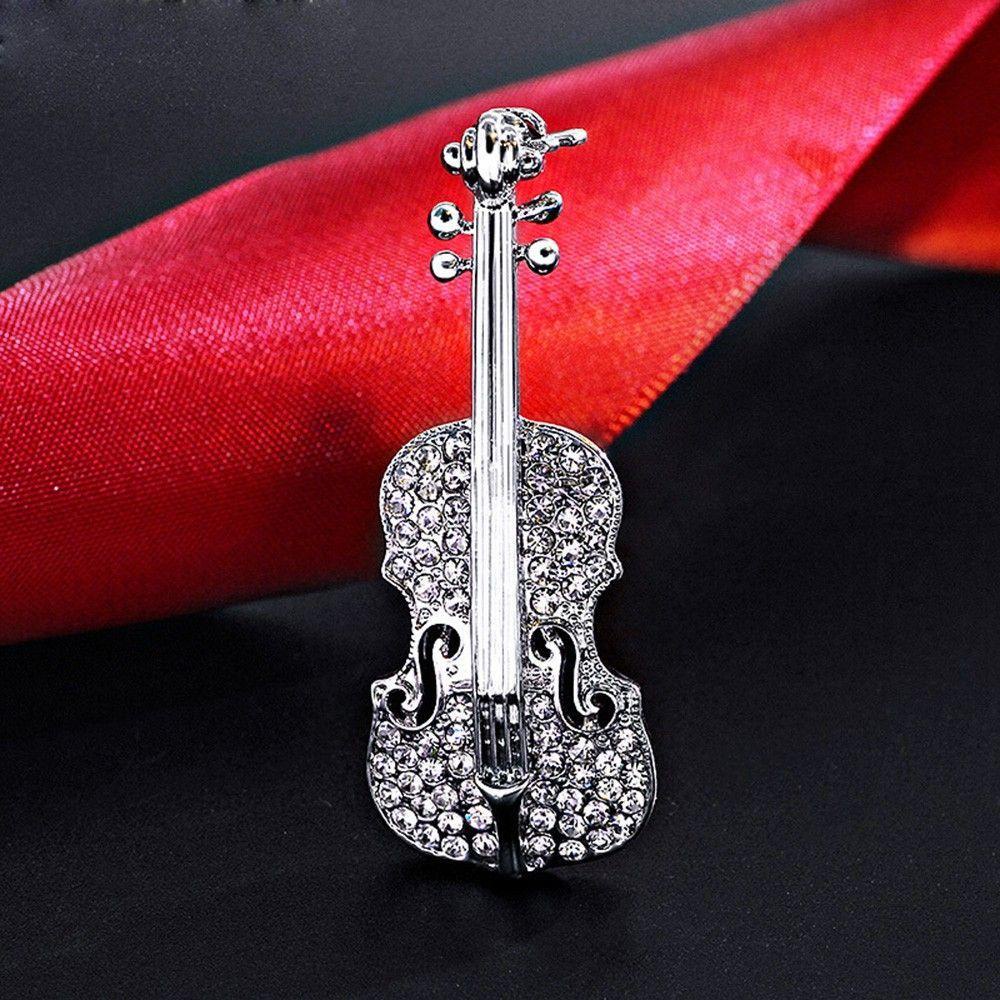 Ghim Cài Áo Hình Đàn Violin Thời Trang Cho Nam Và Nữ