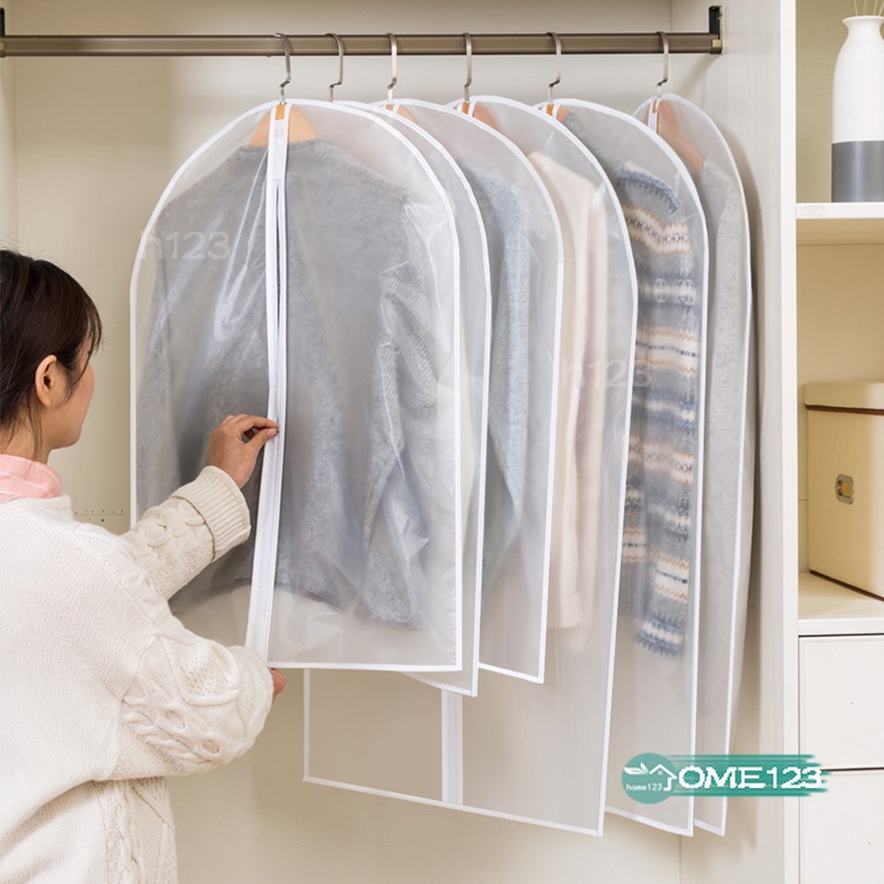 Túi bọc quần áo treo tủ đồ chống bụi và chống thấm nước thuận tiện