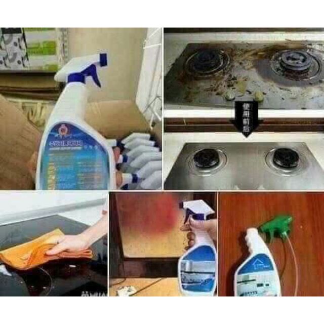 Xịt rửa bếp ga siêu sạch