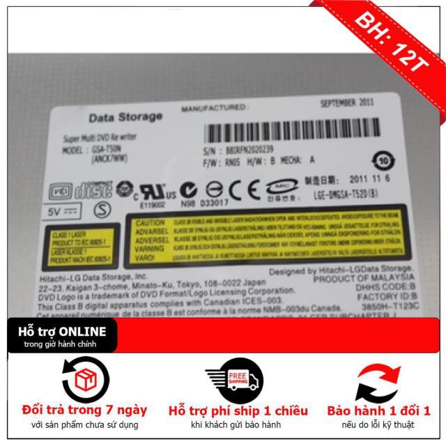 BH12TH  Ổ Điã Quang Laptop DVD-RW Sata Dày | BigBuy360 - bigbuy360.vn