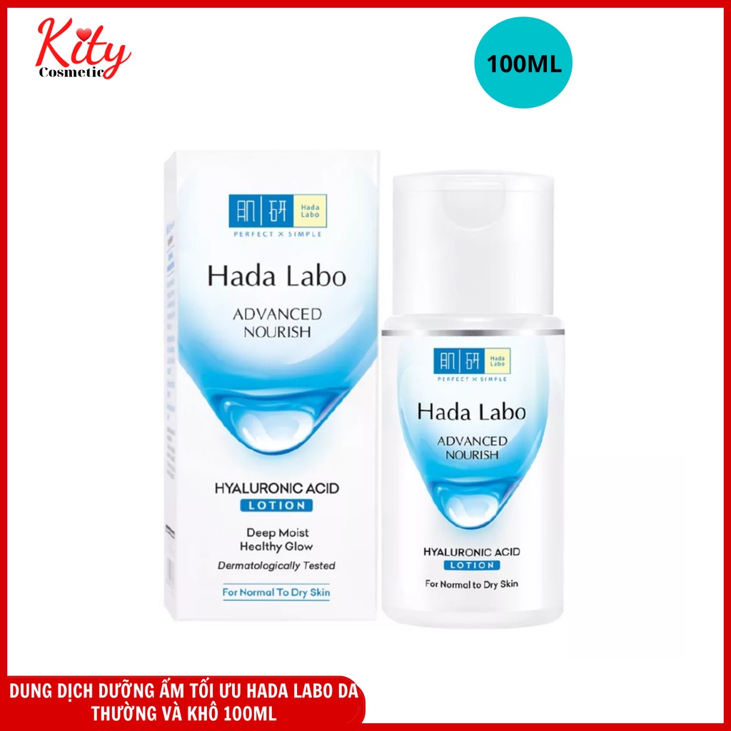 Dung dịch dưỡng ẩm tối ưu Hada Labo Advanced Nourish Lotion cho da thường và da khô 20ml/100ml