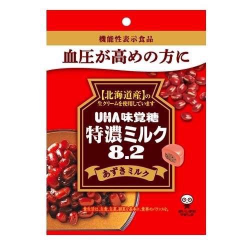 Kẹo UHA 8.2 Hương Đậu Đỏ 93g Nhật Bản vị béo tan chảy trong miệng, ngọt ngào & hấp dẫn