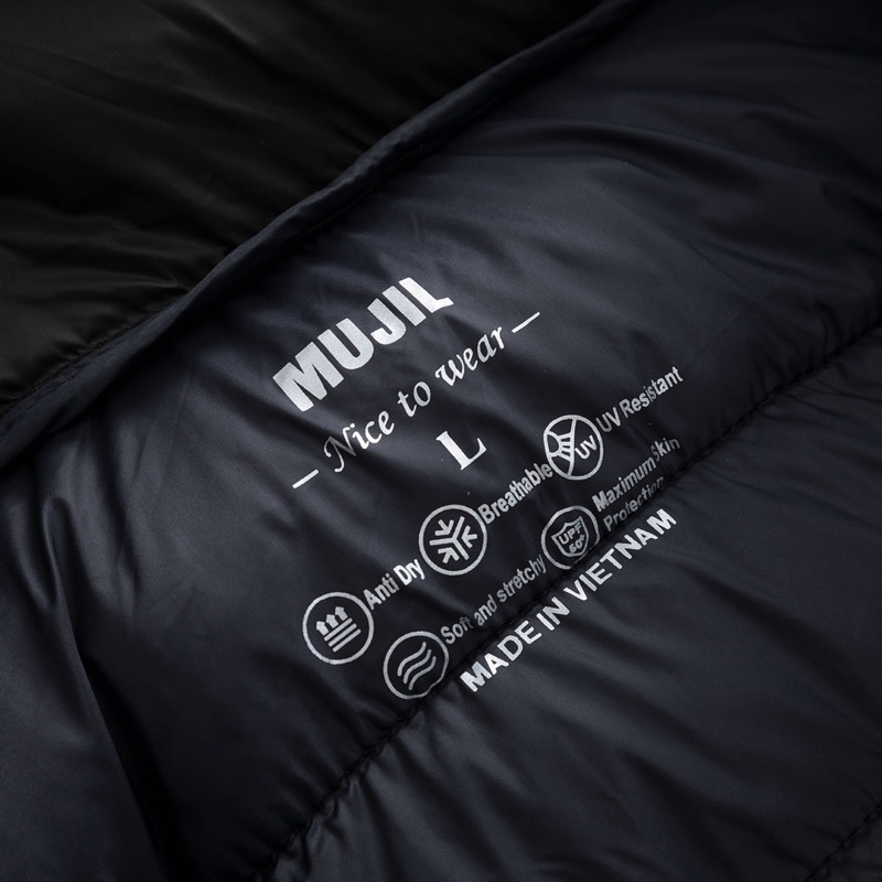 [Vnxk] ÁO PHAO NAM MUJI VẢI DƯ XỊN HÃNG