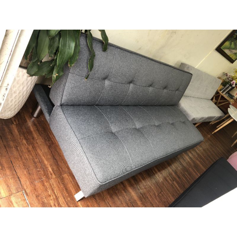 Sofa giường - Sofa Bed hàng xuất khẩu vải màu xám xanh