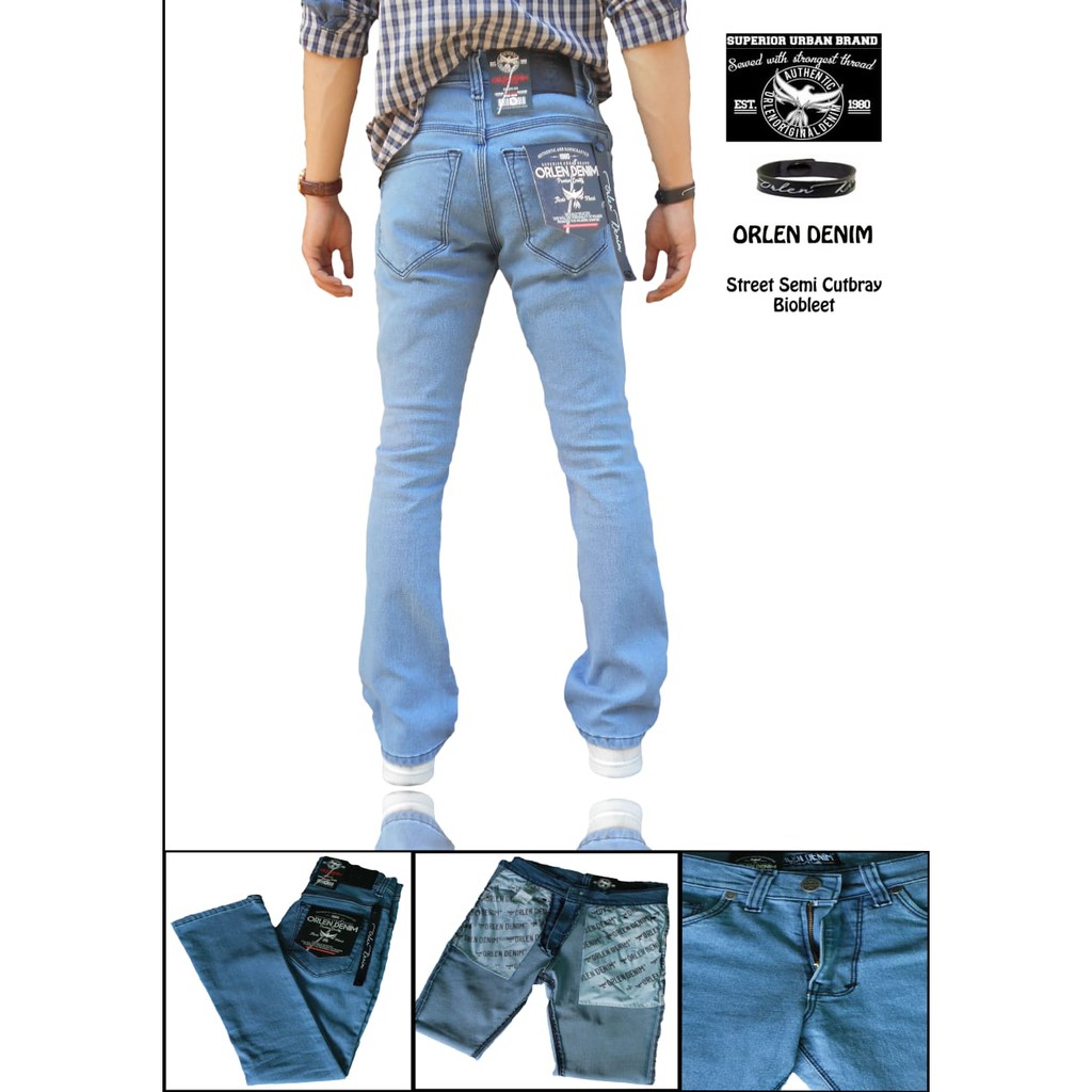 Quần Jeans Nam Cắt Xén Phong Cách Lịch Lãm