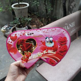Hộp tim socola 14 - 15 viên