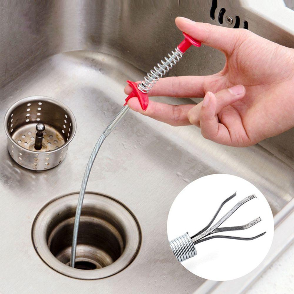 Dụng Cụ Thông Tắc Trong Nhà Tắm Kiểu Lò Xo Sáng Tạo Mới