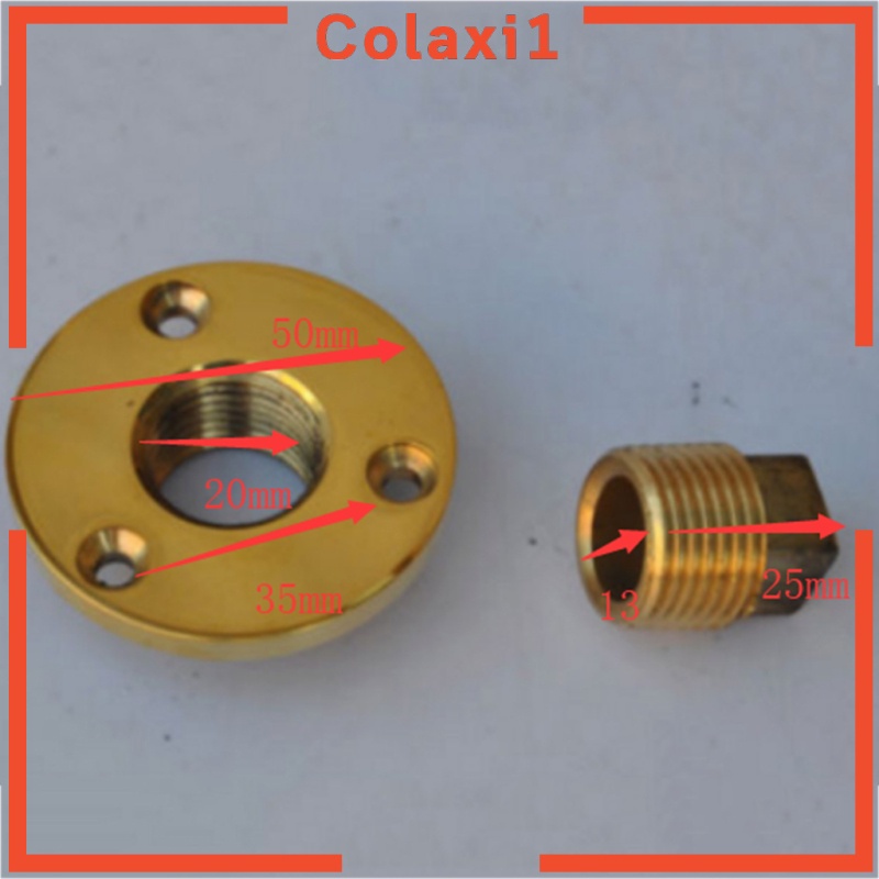 1 Nút Chặn Lỗ Thoát Nước Bằng Đồng Đường Kính 1 Inch 1 / 2 "Cho Tàu Thuyền