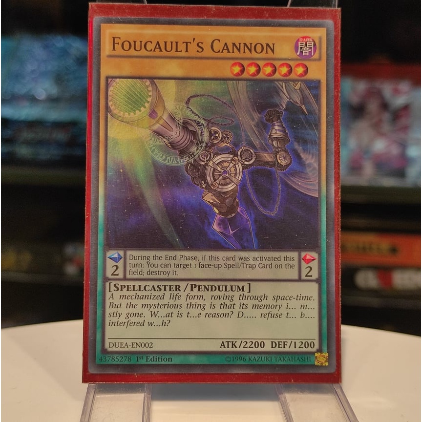 Thẻ Bài Yugioh - Foucault's Cannon - DUEA-EN002 - Super Rare 1st Edition