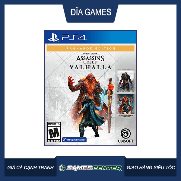 Đĩa game PS4 Assassin's Creed Valhalla Ragnarok Edition