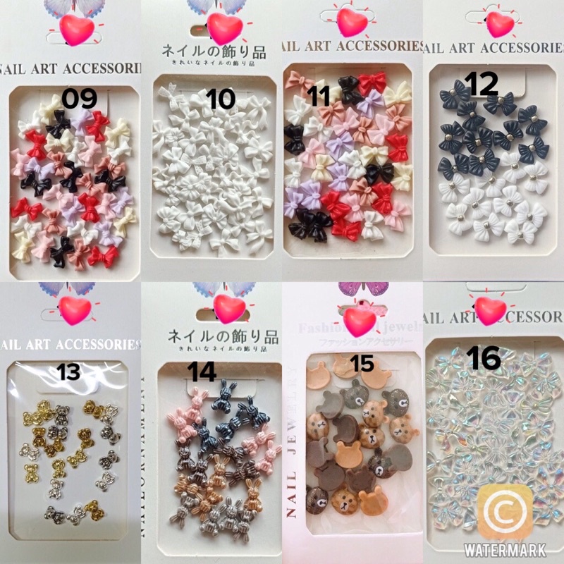 Charm nơ đính móng siêu xinh dành cho Nail