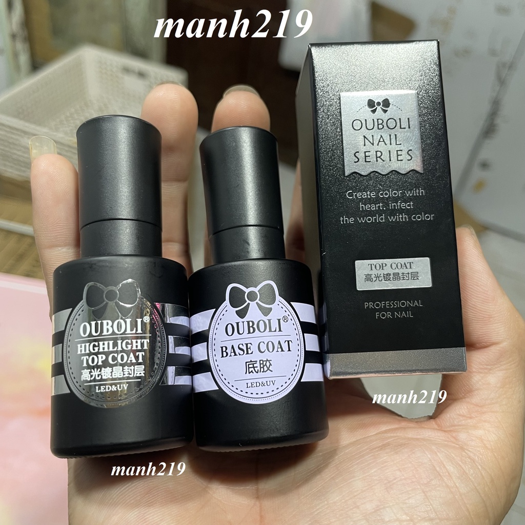 Base Top OUBOLI Nail, Sơn Gel Base Top Siêu Bền Chính Hãng Ouboli - manh219
