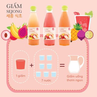 Giấm Sejong ( giấm táo vị tắc)