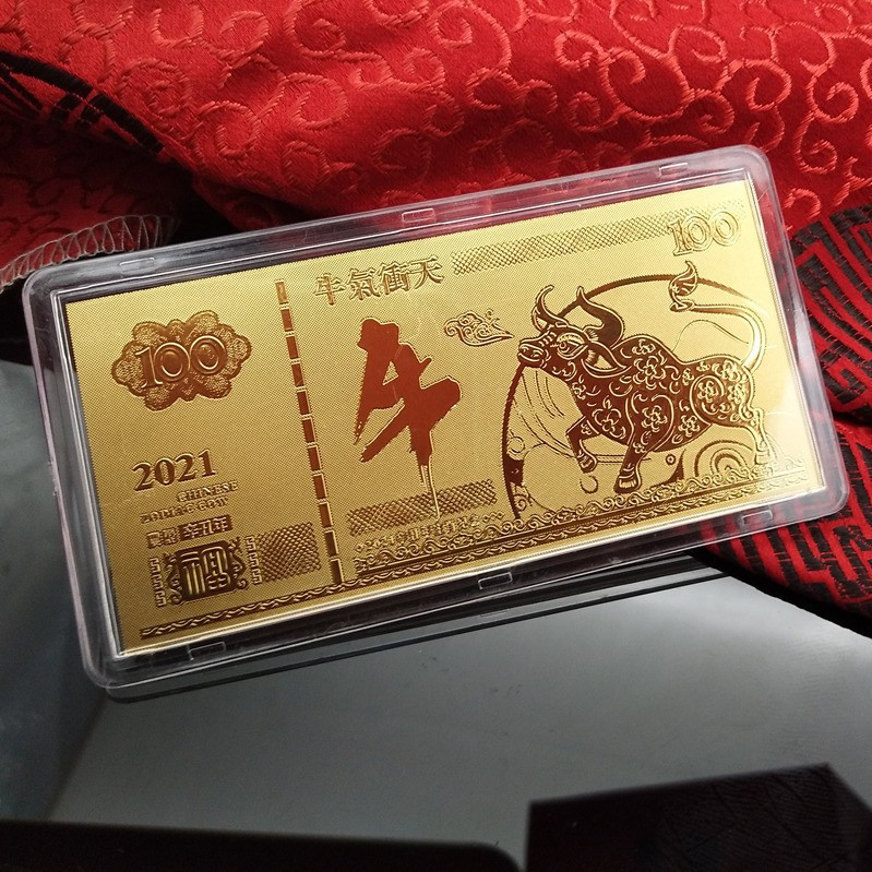 Tiền Con Trâu Plastic Mạ Vàng Lì Xì Tết 2021 - Tien 100 Macao Plastic Ma Vang Li Xi Tet | BigBuy360 - bigbuy360.vn