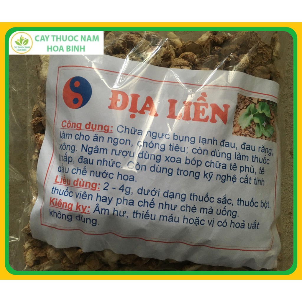 100g Địa liền khô sạch, mới
