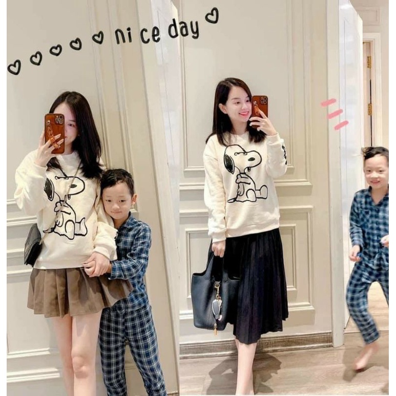 ÁO NỈ NỮ IN SNOOPY SIÊU XINH | BigBuy360 - bigbuy360.vn