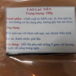 100g cao lạc tiên