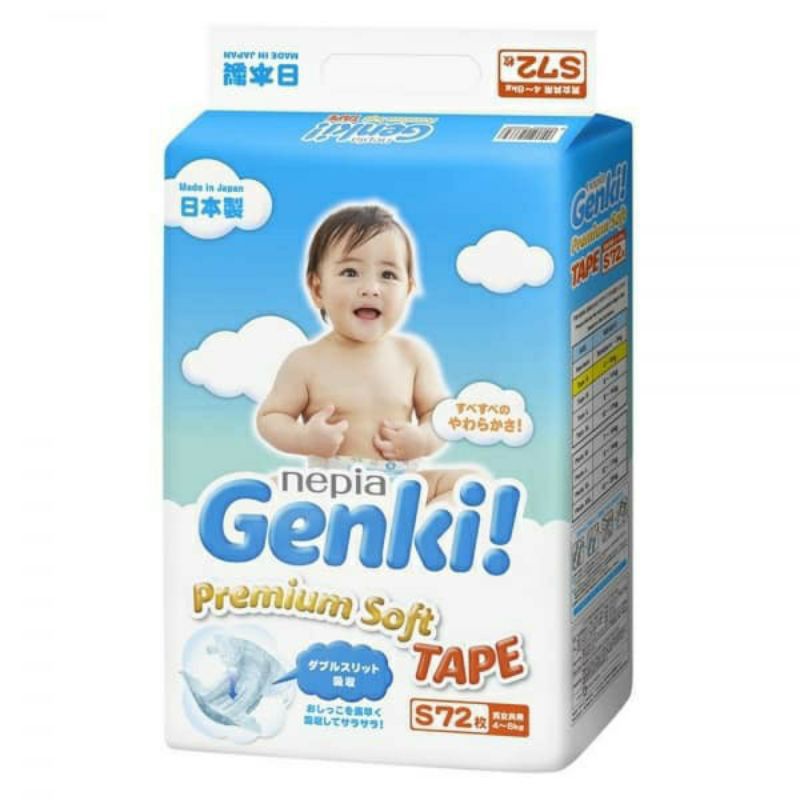 Tã Dán Genki Premium Soft S72