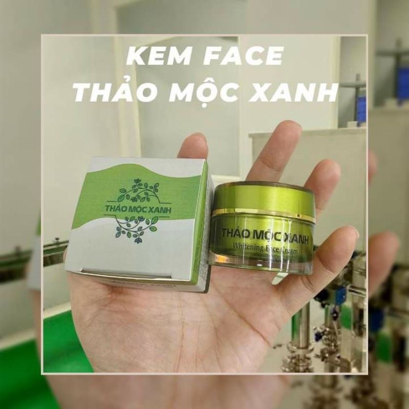Kem face thảo mộc xanh