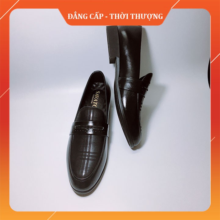 Giày lười công sở nam [DA BÒ THẬT 100%-CÓ VIDEO] Giày lười đế cao hot trend 2020  | BigBuy360 - bigbuy360.vn