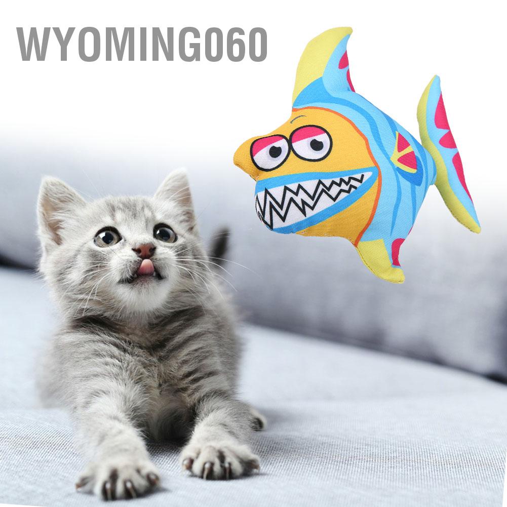 Hình ảnh Wyoming060 Phim hoạt hình Catnip Cá Hình Mèo Teaser Đồ chơi Thú cưng Chơi Tương tác #4