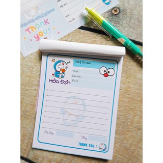 [CÓ SẴN] Hoá đơn bán hàng đoremon