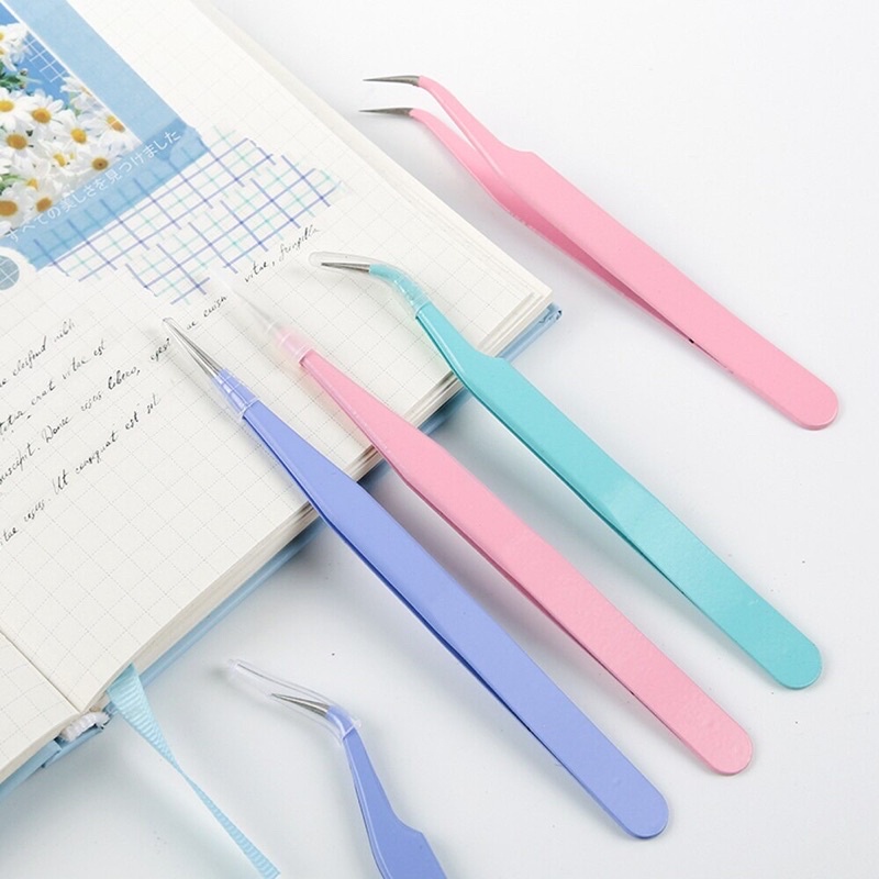 Nhíp gắp Sticker Washi Tape nhiều màu pastel