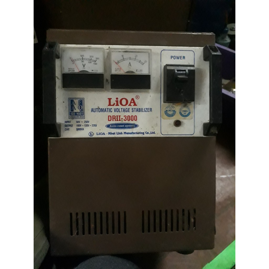 ỔN ÁP LIOA 3KVA - 1PHA 50V - 250V