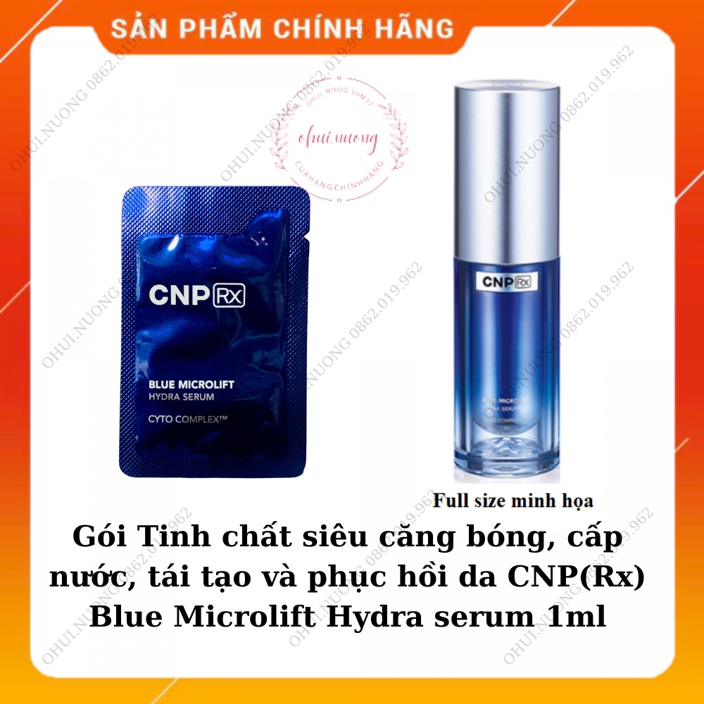 Gói Tinh Chất Cấp Nước Cnp Blue Microlift Hydra Serum Cyto Complex 1Ml