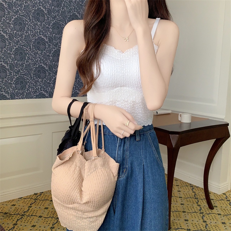 Áo bra nữ 2 dây dáng croptop, chất ren cao cấp mút mỏng HLBOUTIQUE B2122
