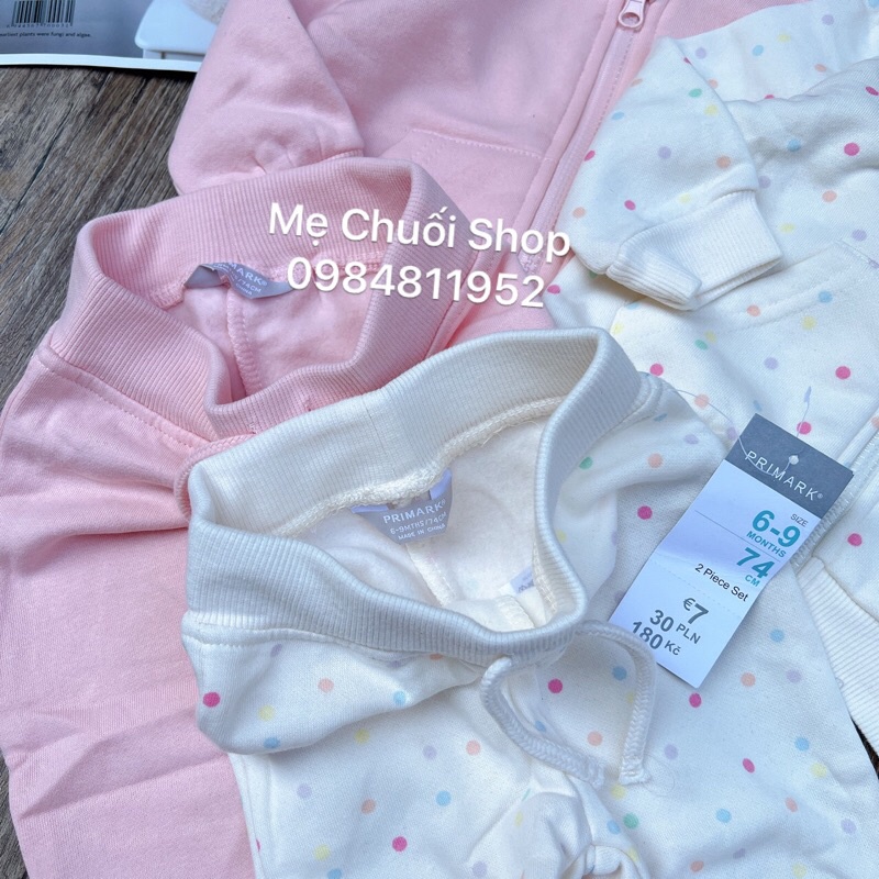 Bộ nỉ Prinmark dư xịn bé gái
