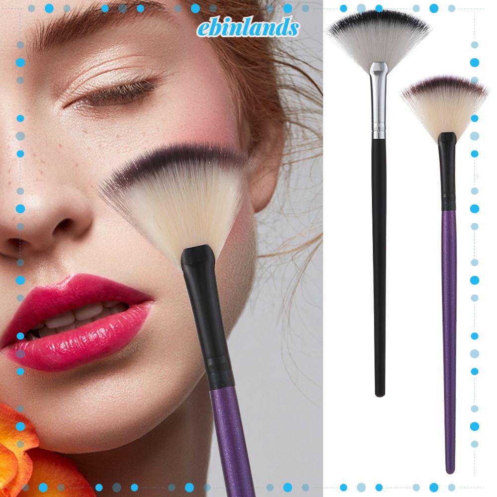 [Hàng mới về] Cọ quạt phủi phấn trang điểm mặt mềm mại chuyên nghiệp chất lượng cao