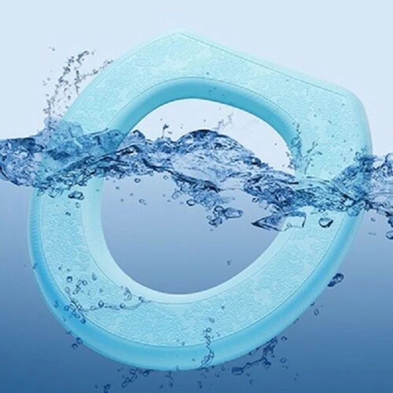 Vỏ bọc bệ ngồi bồn cầu hình chữ O làm từ EVA chống thấm nước thoải mái có thể tái sử dụng tiện lợi