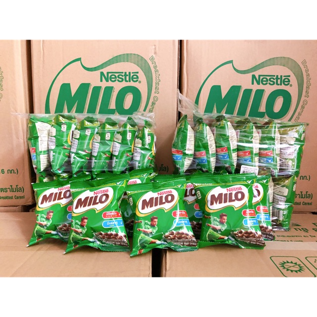 1 bịch ngũ cốc ăn sáng Nestle milo 12 gói