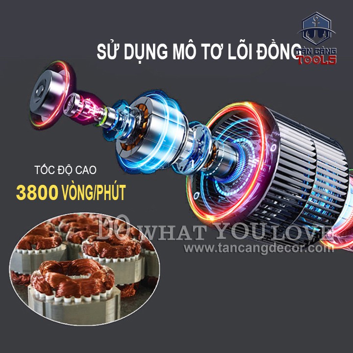 Máy Tiện Gỗ Fusai FS-MC1218VD 475 Mm 900W