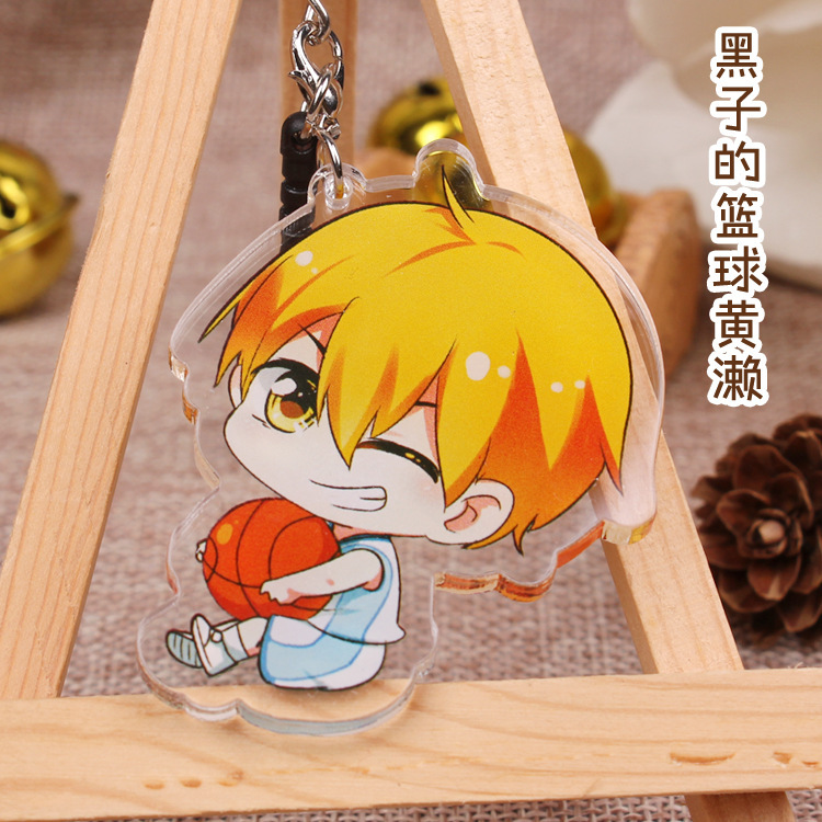 Móc khóa nhựa acrylic hình nhân vật Anime YUR on Titan Kuroko Tetsuya