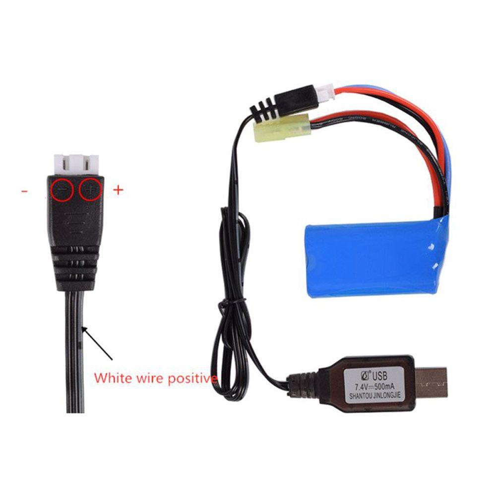 Bộ Sạc Pin 7.4v 2000mA / 1000mA / 500mA Cho Máy Bay Điều Khiển Từ Xa