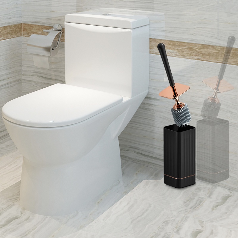 Giá Đỡ Bàn Chải Vệ Sinh Toilet Gắn Tường Siêu Bền Kiểu Dáng Sang Trọng