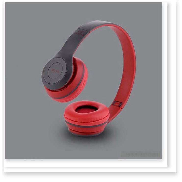 Tai nghe chụp tai Bluetooth P47 có khe cắm thẻ nhớ | BigBuy360 - bigbuy360.vn