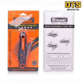 Bộ lục giác xếp 8 món Asaki AK-7980