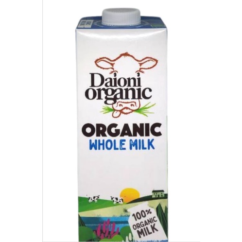 Sữa Tươi Hữu Cơ Nguyên Kem Daioni 1 Lit - Daioni Organic Milk.  Date 07/2024
