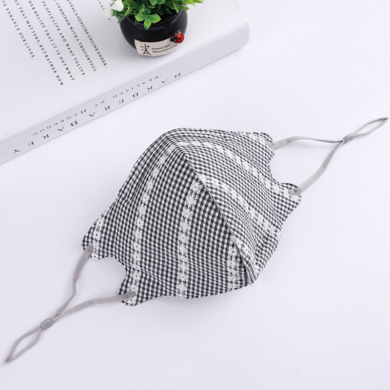 Khẩu Trang cotton 3 Lớp Chống Bụi Thoáng Khí Có Thể Giặt Tái Sử Dụng